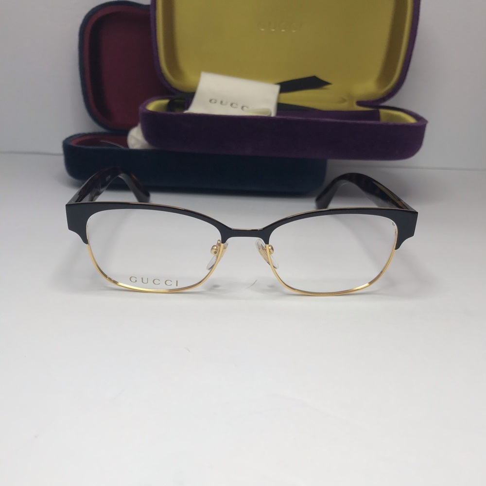 New Gucci Eyeglasses Gucci Logo GG0751O 002